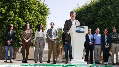 El alcalde de Adra se compromete a seguir trabajando por el progreso de Andalucía