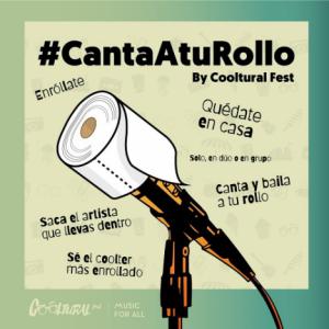 Cooltural Fest pone en marcha la iniciativa virtual ‘Canta a tu rollo’