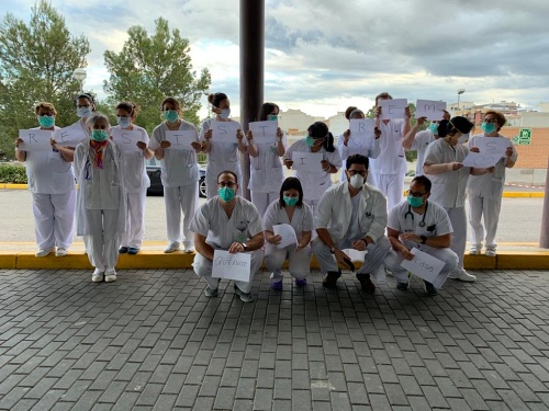 Punto de recogida rápida de muestras de #COVID19 en Hospital de La Inmaculada