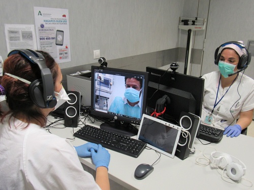 Tele-consulta para patologías respiratorias en el Hospital de Poniente