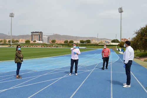 El PMD supervisa el protocolo de seguridad de la UDAlmería para el regreso a los entrenamientos