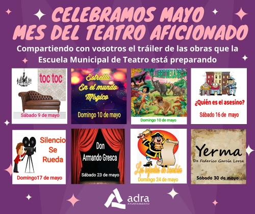 Adra adapta su III Muestra de Teatro Aficionado a las nuevas tecnologías