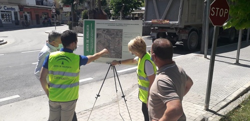 Fomento rehabilita la carretera A-317 en Los Vélez