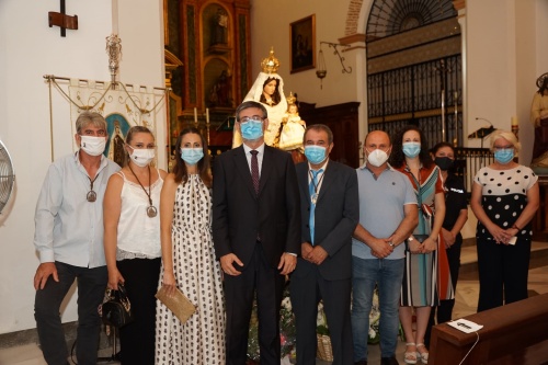 Ofrenda floral a la Virgen del Carmen en Adra