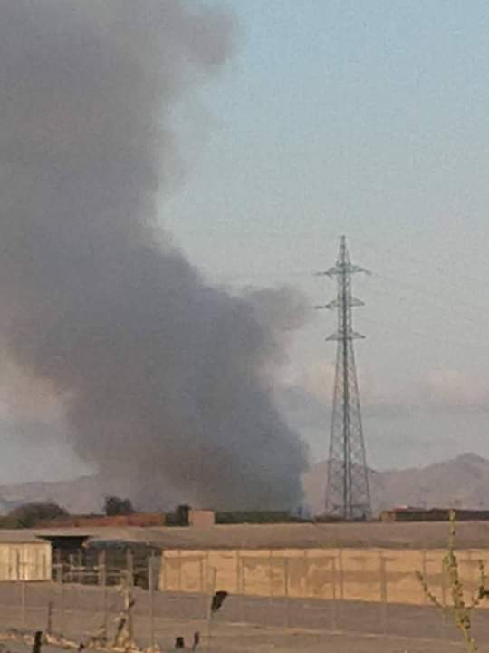 Nuevo incendio en la zona del cementerio de Vera