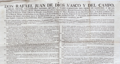 Así se luchó en Almería contra la fiebre de amarilla de 1803