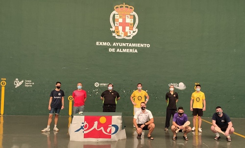 Almería gana la Copa de Andalucía de Pala Corta y el podio en el Frontón Andarax