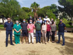 Donación de material #COVID19 de Hermandad de Guardias Civiles Auxiliares de Almería a Asprodesa