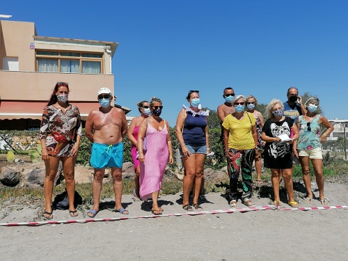 El PSOE anuncia la regeneración de la playa de Vera