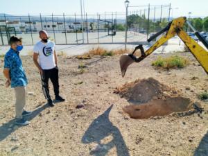 Reconocimiento geotécnico del terreno para el circuito de pumptrack de Huércal de Almería