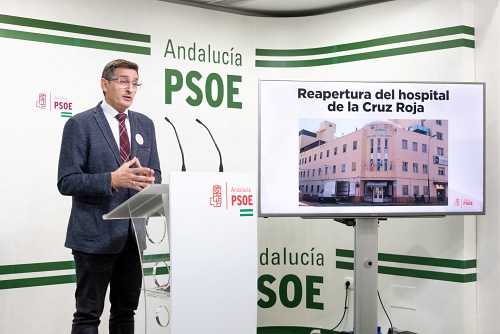 El PSOE exige reabrir el Hospital de la Cruz Roja ante el avance del #COVID19