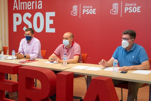 El PSOE pone en valor los fondos que transferirá el Gobierno central para reactivar Almería