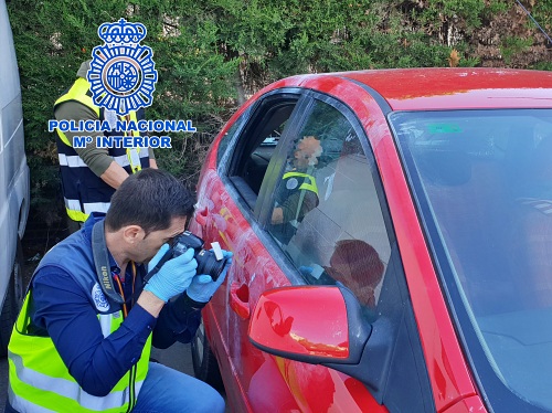 Un detenido por numerosos robos en interior de vehículo en Almería y Murcia