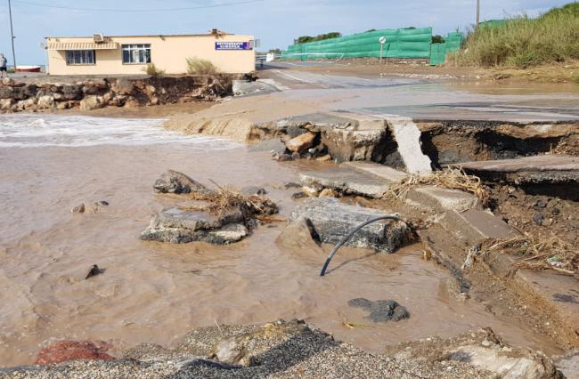 200 incidencias y declarado el nivel 2 de emergencia ante el temporal en Almería