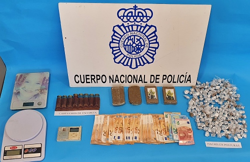 Detenida una mujer por cultivar y vender marihuana y hachís