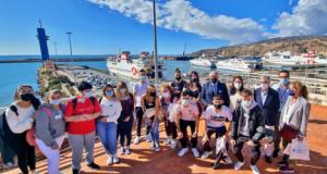 Alumnos de FP ‘María Inmaculada’ visitan el Puerto de Almería