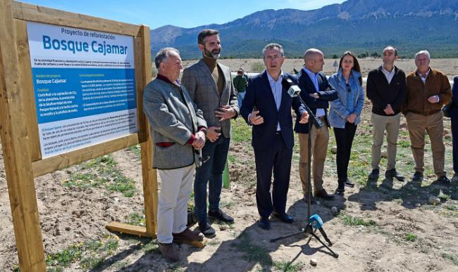 Cajamar planta 12.000 árboles en la Sierra de María