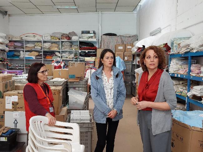 Delegada del Gobierno visita proyectos de Cáritas en Almería