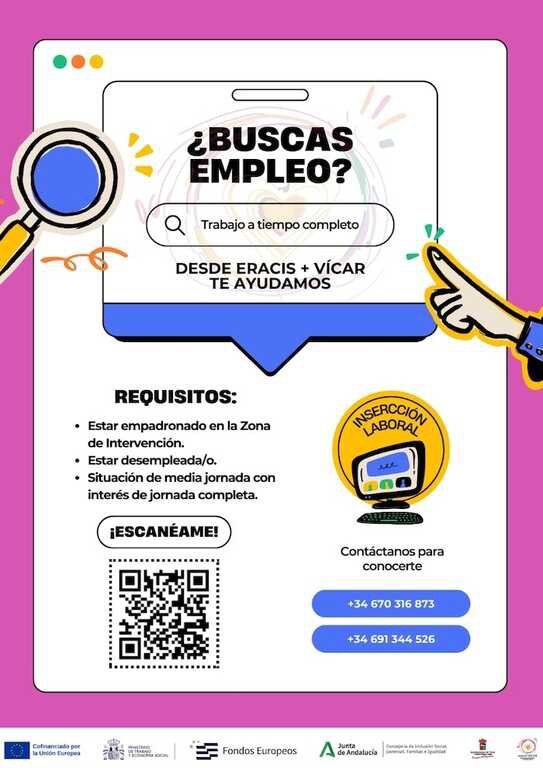 Vícar lanza un nuevo programa para facilitar la búsqueda de empleo