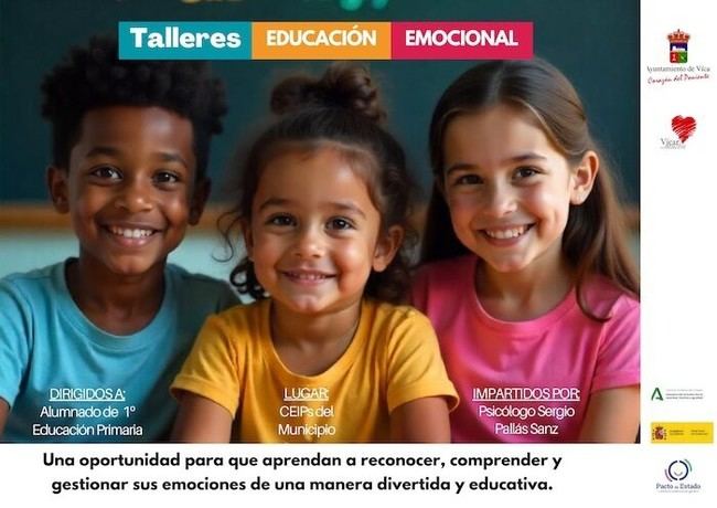 Escolares de Vícar participan en talleres de educación emocional para aprender sobre sus sentimientos