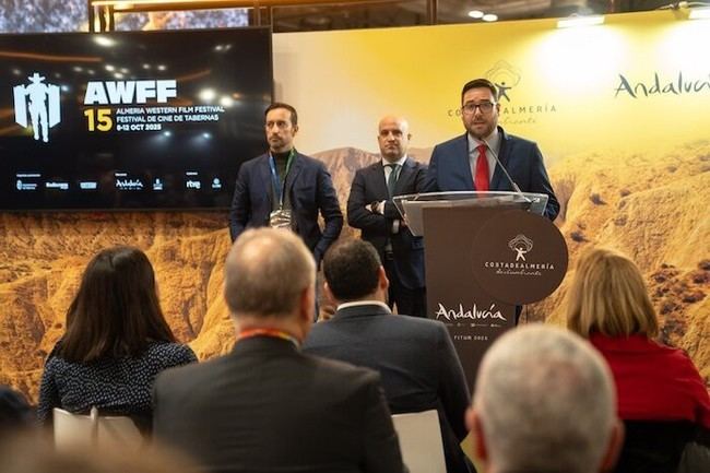 Tabernas revela fechas del XV Almería Western Film Festival y presenta su spot de Semana Santa 2025 en Fitur