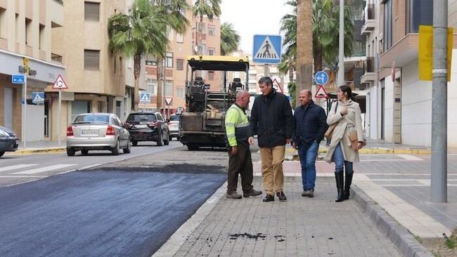 Mejoras en Avenida del Mediterráneo y Calle Panamá de Adra