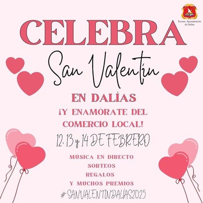 Dalías celebra San Valentín con música y sorteos para impulsar el comercio local