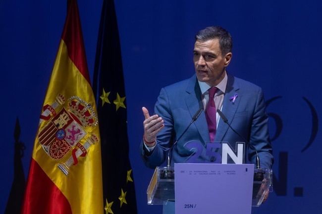 Sánchez clausura acto por el 20º aniversario de la Ley contra la Violencia de Género