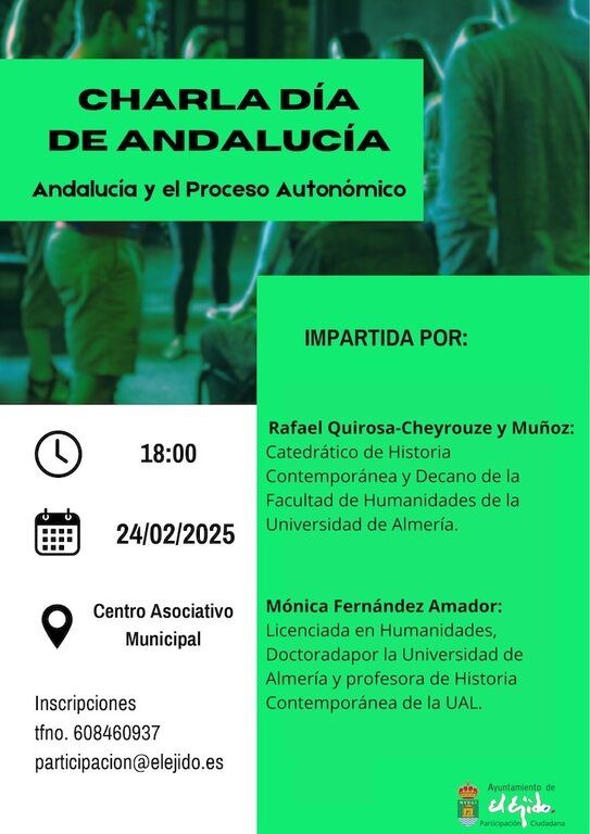 Charla sobre el Proceso Autonómico y desayuno de convivencia en El Ejido