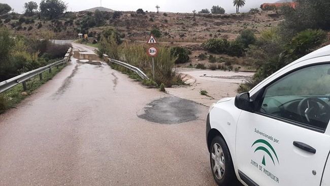 Lluvias intensas en la Alpujarra: Ohanes registra casi 60 litros por metro cuadrado