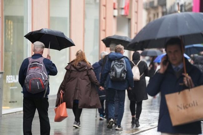 Borrasca Jana activará alertas amarillas por tormentas en tres comunidades