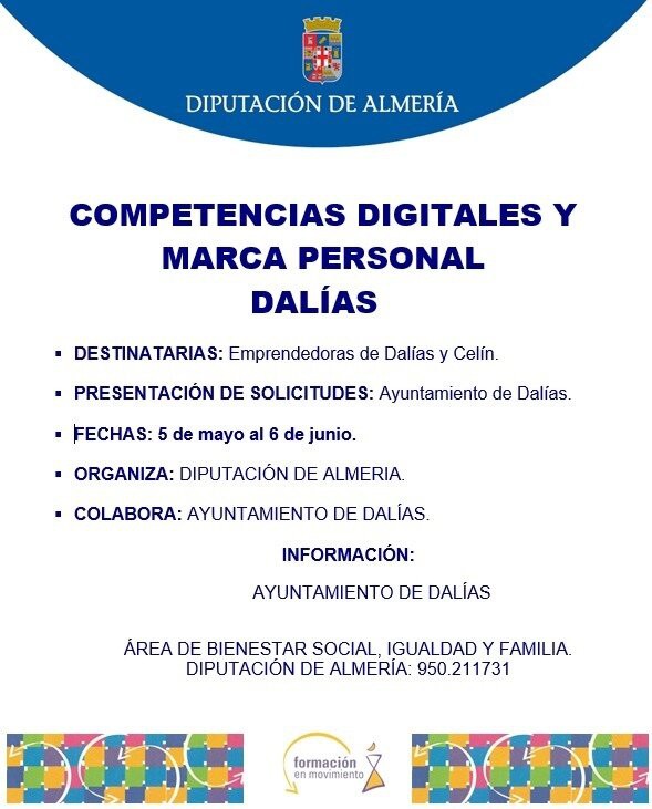 Formación en Competencias Digitales para Emprendedoras de Dalías y Celín