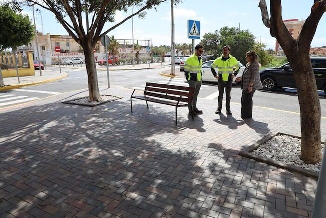 Mejoras en la plazoleta del Centro de Salud de Ejido Sur para mayor accesibilidad