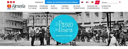 La historia del Paseo de Almería a golpe de click