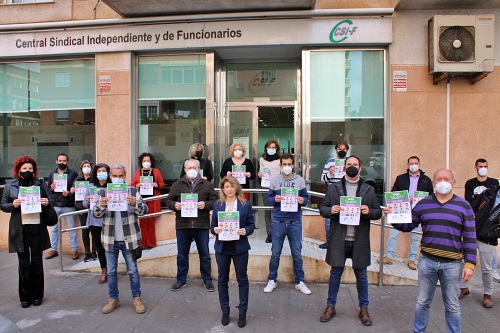 CSIF celebra el 8M bajo el lema “El Covid no nos frena”