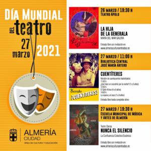 El Día del Teatro contará con dos obras almerienses y con una triple sesión infantil