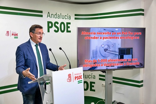 El PSOE exige al Gobierno andaluz que instale urgentemente en Torrecárdenas el PET TAC que necesita Oncología