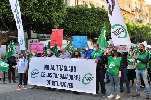 CSIF insta a la Junta a buscar alternativas para la plantilla de Inturjoven en Almería