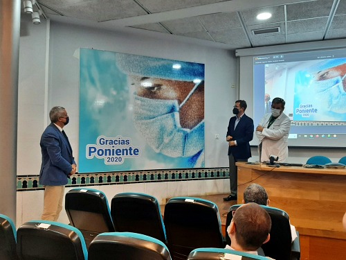 El XXV Aniversario del Hospital de Poniente homenajea a sus profesionales durante la pandemia