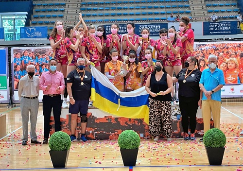 Olímpico de Las Palmas gana el Campeonato de España Juvenil Femenino de Voleibol celebrado en Almería