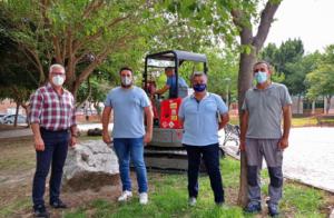 Segunda fase de obras en el Parque del Pabellón en Huércal