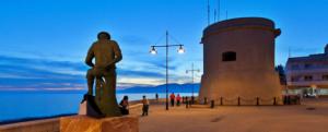 Farolas led en el paseo marítimo de Balerma