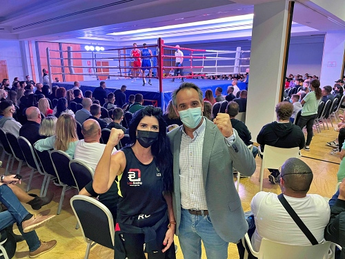 Alumnos de la EDM Lola Boxing dejan huella en el ‘Diamonds Boxing’