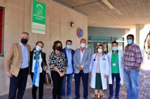 La viceconsejera de Salud y Familias visita el CHARE El Toyo y el centro de Salud de La Cañada