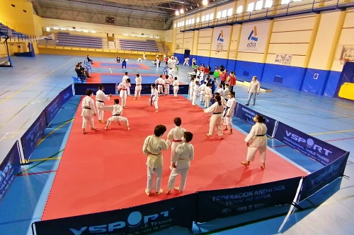 Más de un centenar de karatekas en el Campeonato Provincial celebrado en Adra