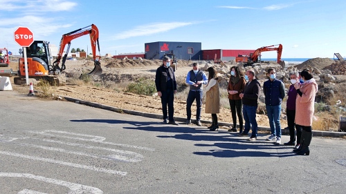 Comienza la construcción del carril bici entre el núcleo urbano de Adra con las barriadas