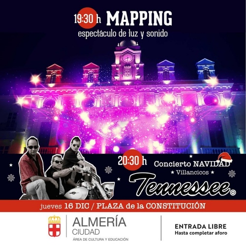 Un mapping de luz y sonido, villancicos de Tennessee, el jueves en la Plaza Vieja