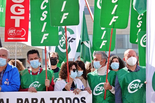 Profesionales de la sanidad pública vuelven a movilizarse para reclamar la carrera