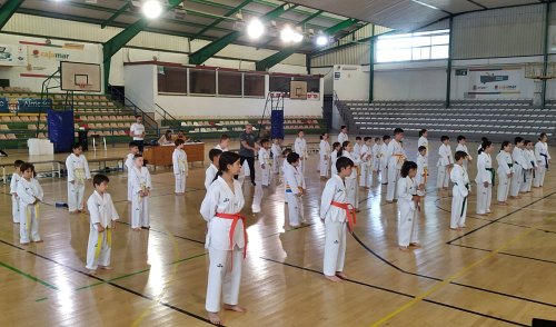 45 deportistas en la primera jornada de los Juegos Deportivos Municipales de Taekwondo