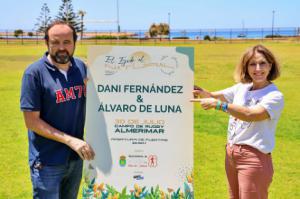 Álvaro de Luna y Dani Fernández en concierto el 30 de julio en Almerimar